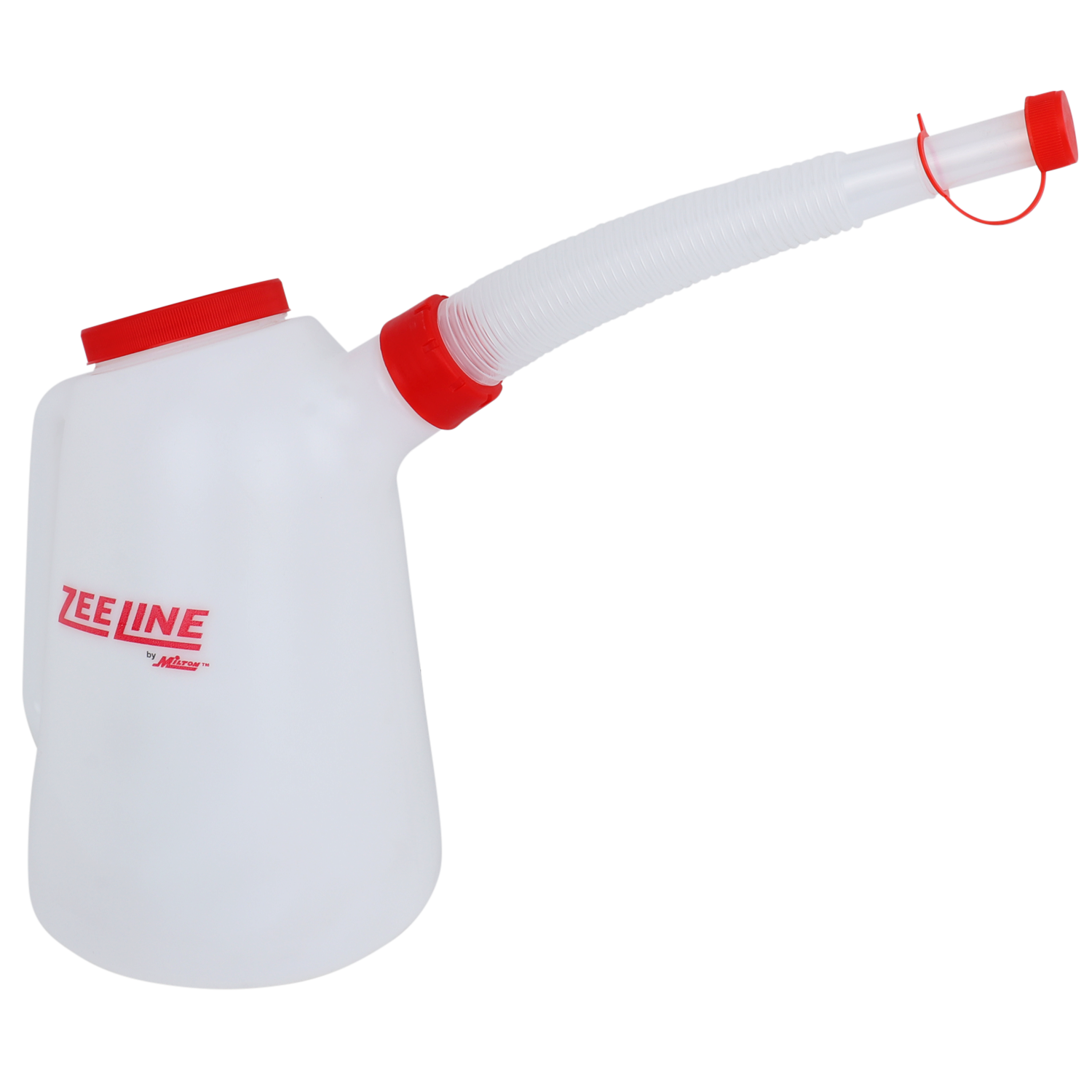 ZE757W - 5 Quart Polyethylene Oil Dispenser with Flexible Spout