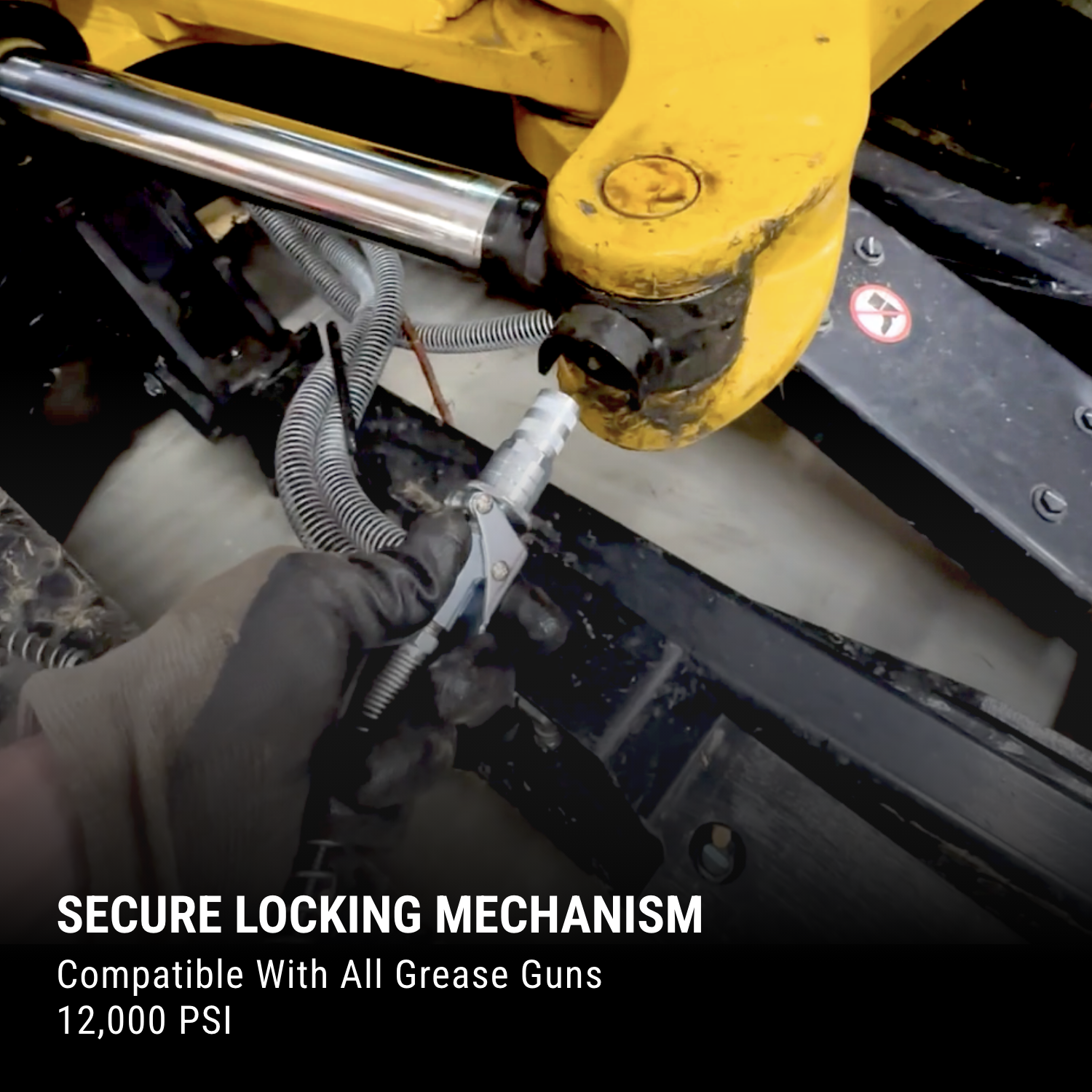 ZELC-100 - 12,000 PSI Locking Grease Gun Coupler