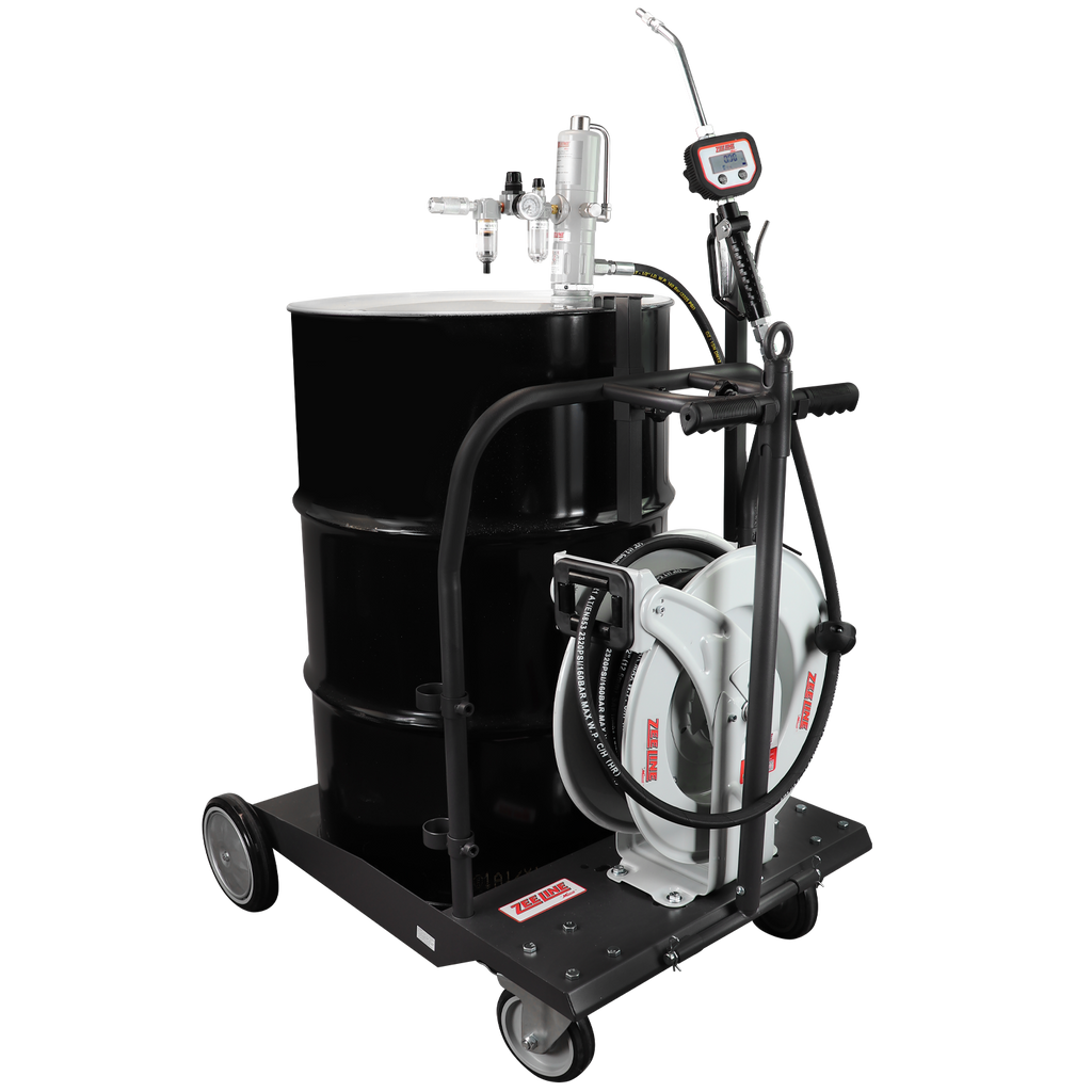 ZEPKG551– 3:1 Pump Package w/Digital Dispensing Nozzle, Hose Reel, and Cart