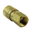 S-718W - Milton® 3/8" Brass (M-STYLE®) Quick-Connect Brass Coupler, Female (Sold Individually)