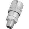 S-716ST - Milton® 1/4" MNPT Industrial Interchange (M-STYLE®) Quick-Connect Steel Coupler (Sold Individually)