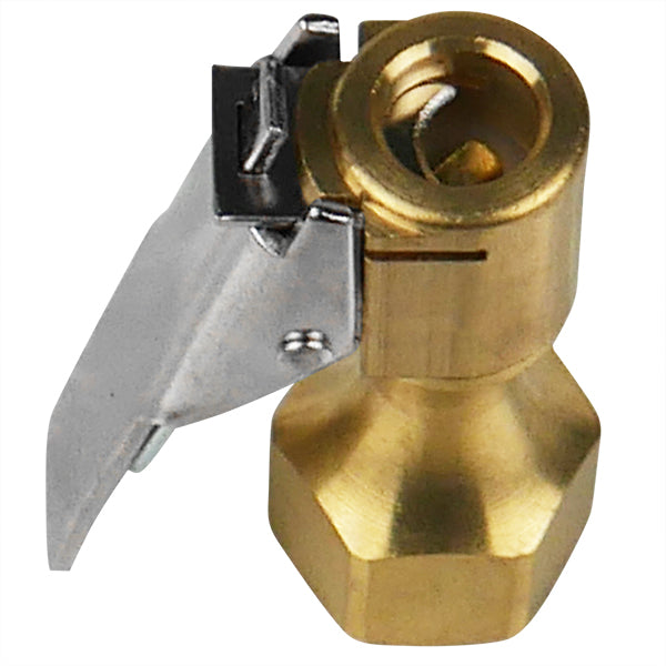 Ctt Brass Air Chuck With 1/4" NPT – Single Tire Inflator Chuck (UPC 091044252586)