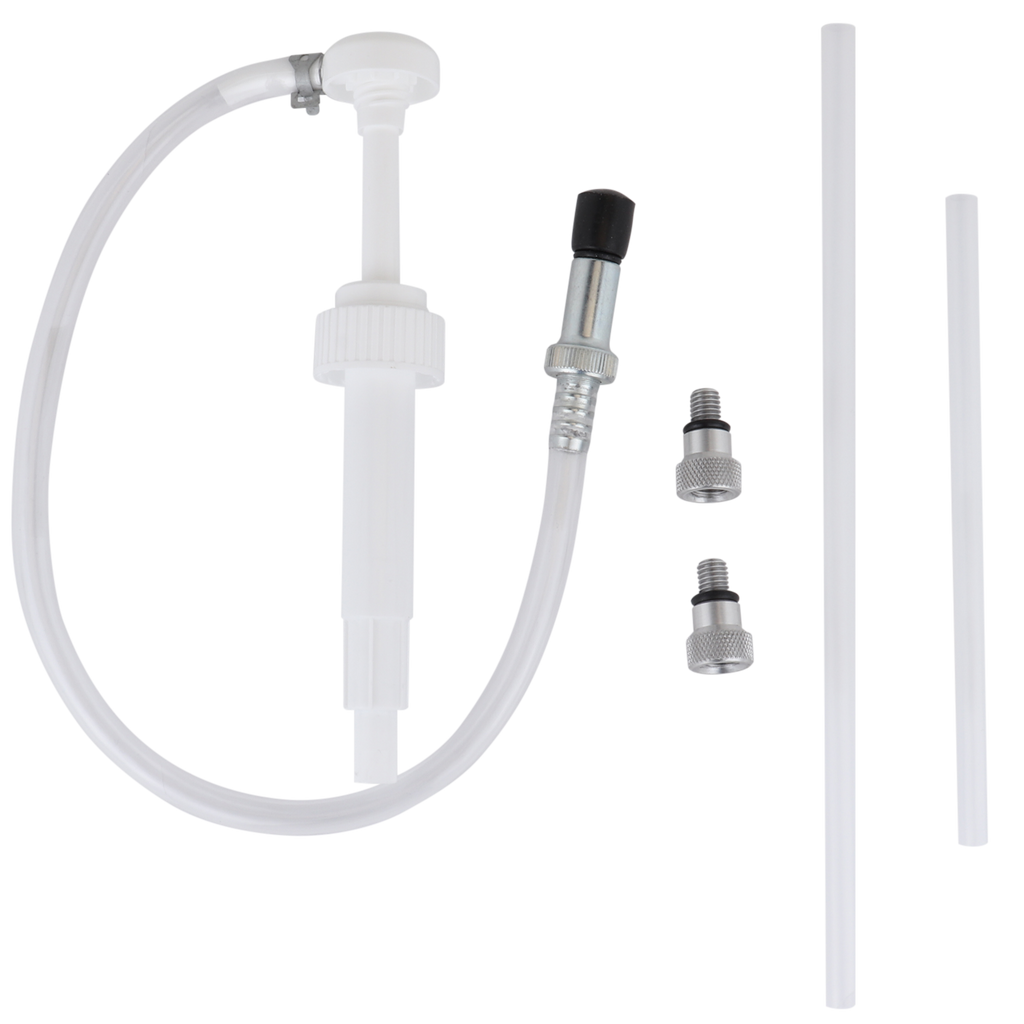 ZE1022 – Hand Pump for Quart Bottles with Marine Thread Adapter (28mm neck).