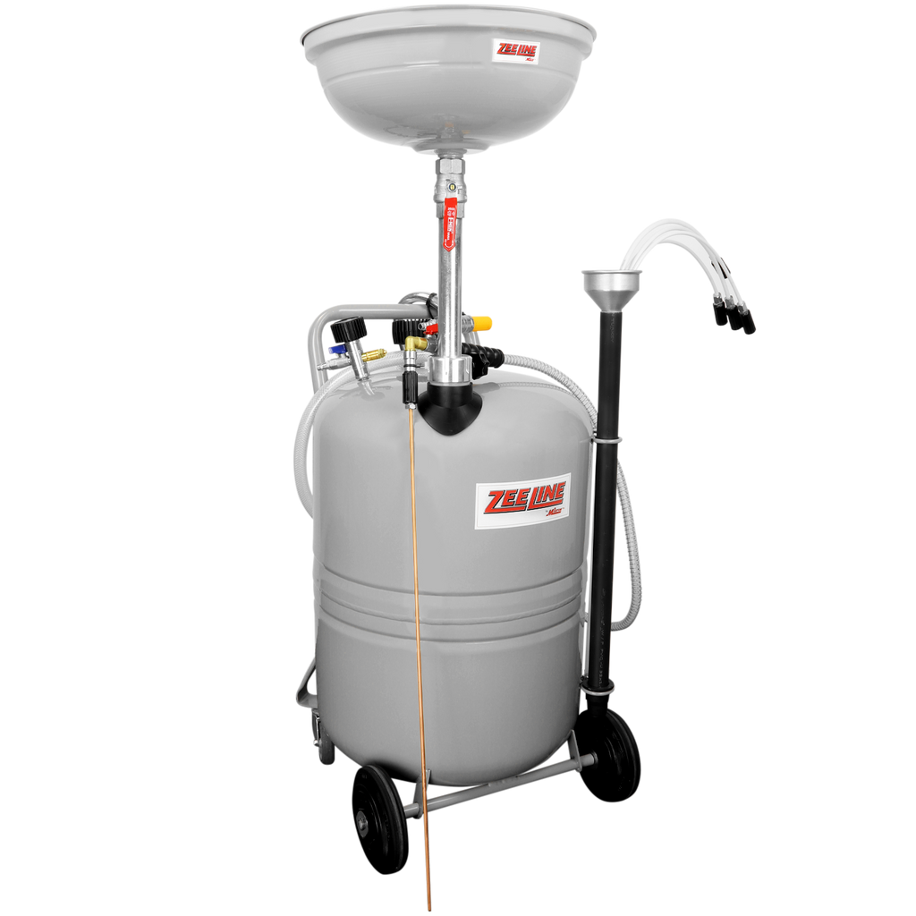 ZE21CM – 21-Gallon Professional Combination Oil Drain & Fluid Evacuator