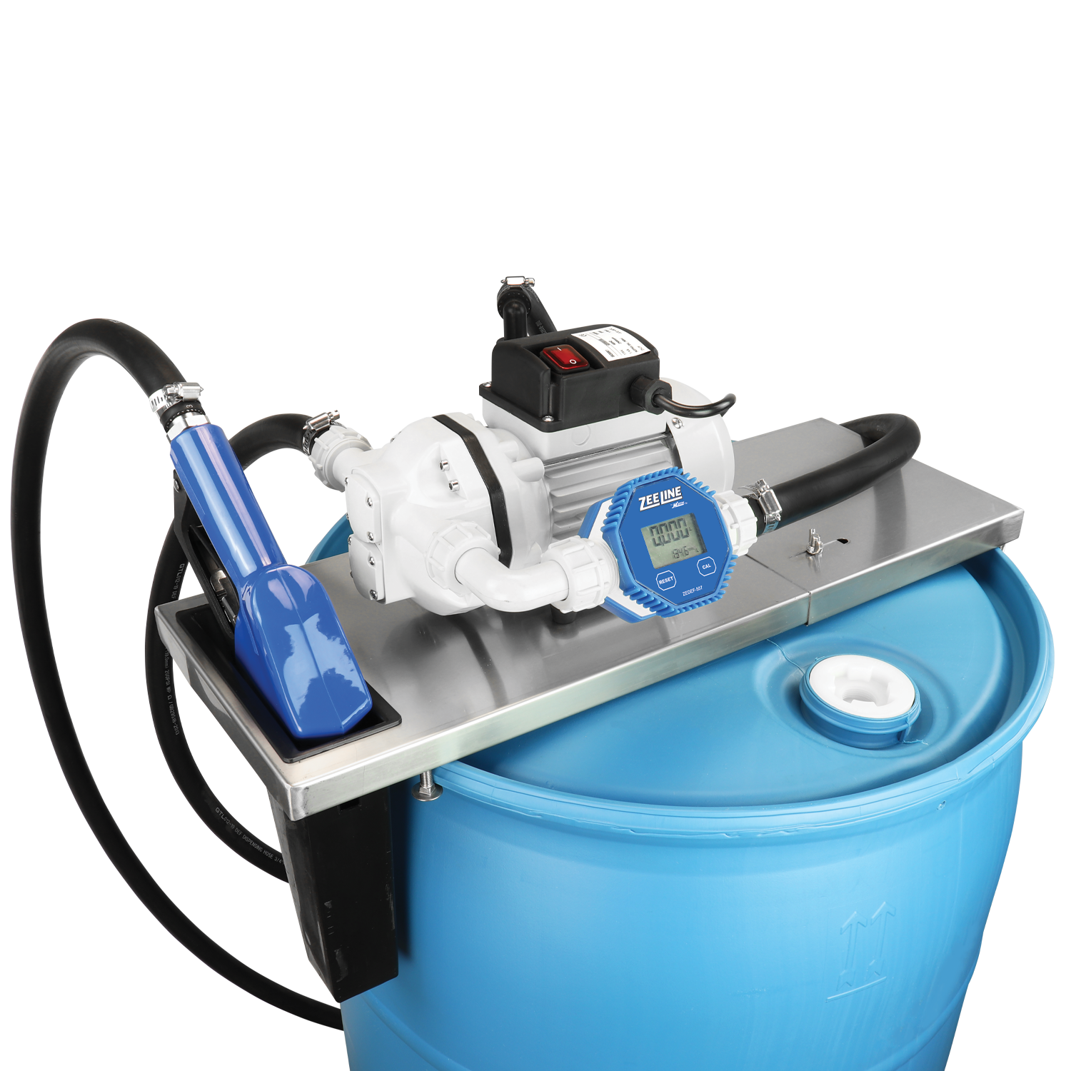 ZE9115-551 - DEF Electric Pump Kit w/Stainless Steel Auto Shut-Off Nozzle and Meter