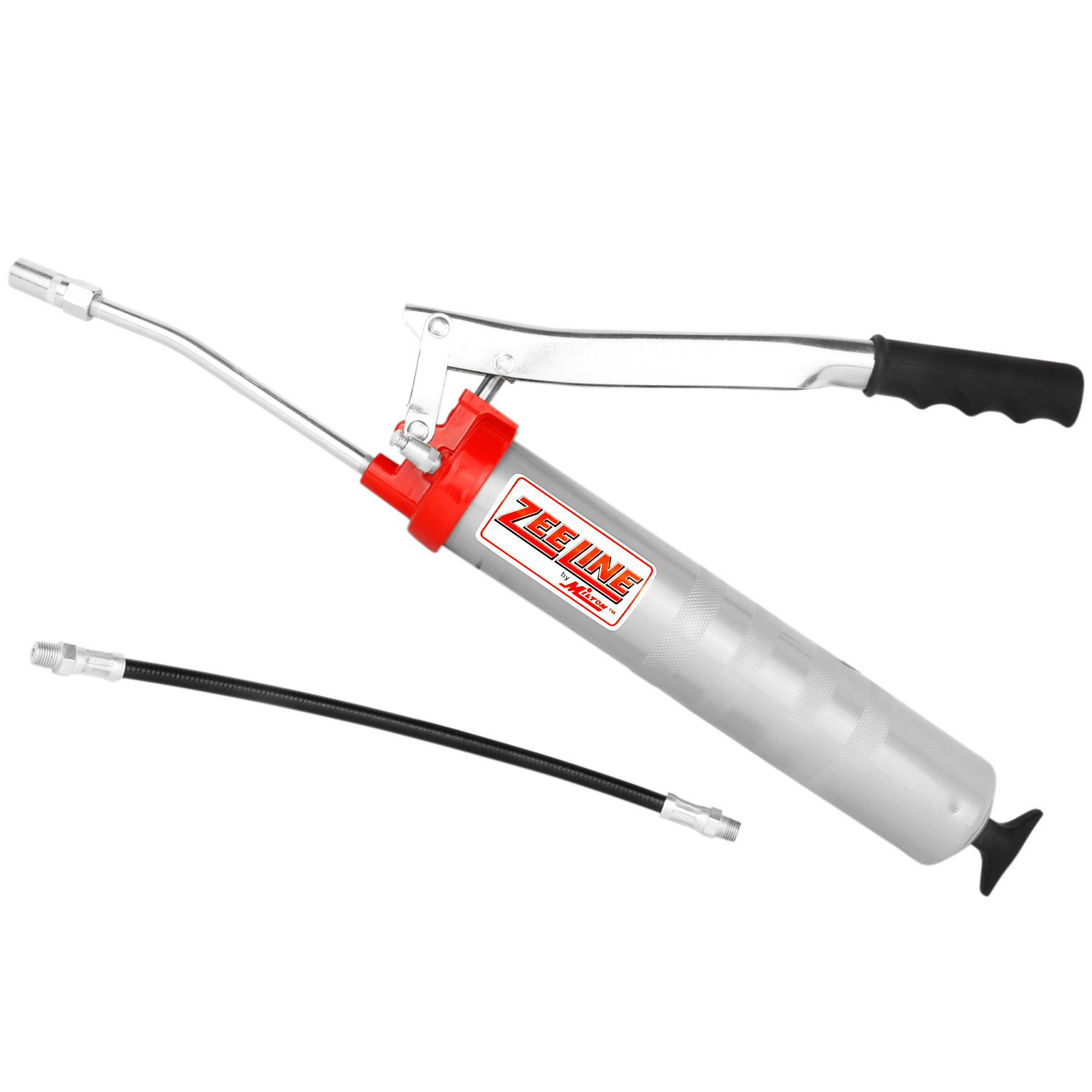 Toolzone Air Grease Gun – One Hand Lever Operation, 14 Oz Capacity With Extension – Garage Lubrication Tool