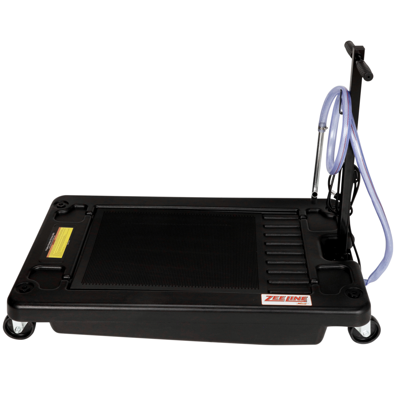 Low profile waste oil drain with an 17 gallon capacity Low profile waste oil drain with an 17 gallon capacity