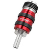 5 In ONE® Universal Safety Exhaust Hose Barb Industrial Coupler, 3/8" ID x 1/4" Flow Body, Box of 5