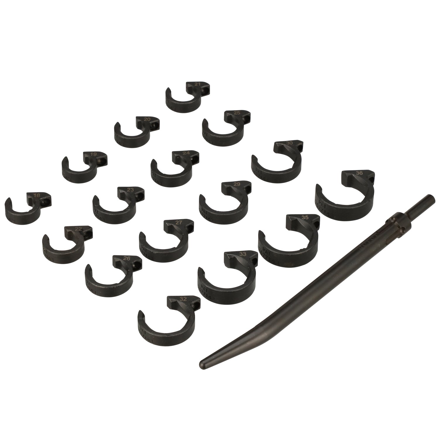 Heavy Duty Sae & Metric Shockit™ Socket Line Wrench Set Industrial/Hydraulic Fittings Removal 17-Piece