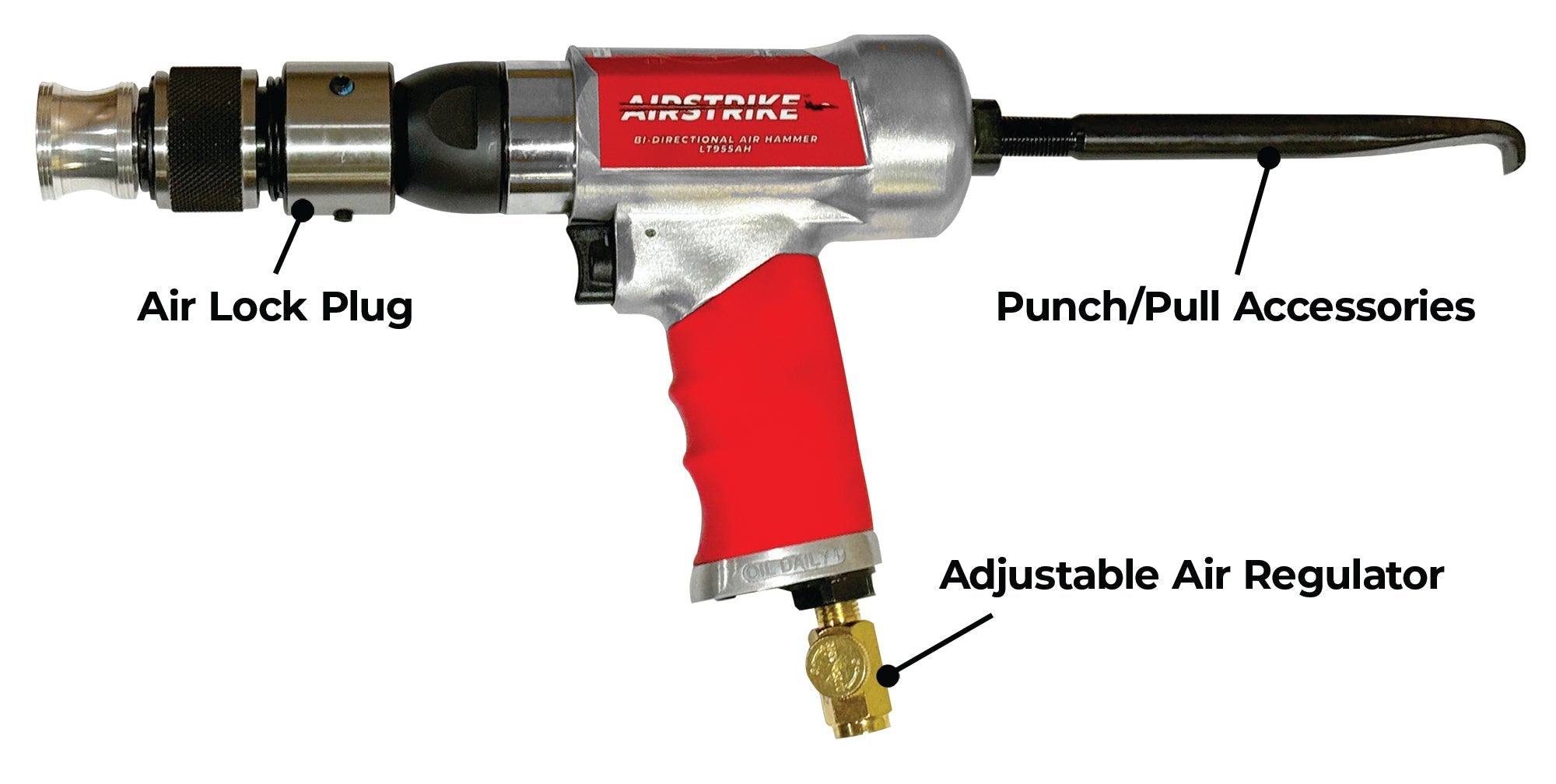 Bi-Directional Air-Hammer / Puller Tool 3000 BPM - LT955AH AirStrike®