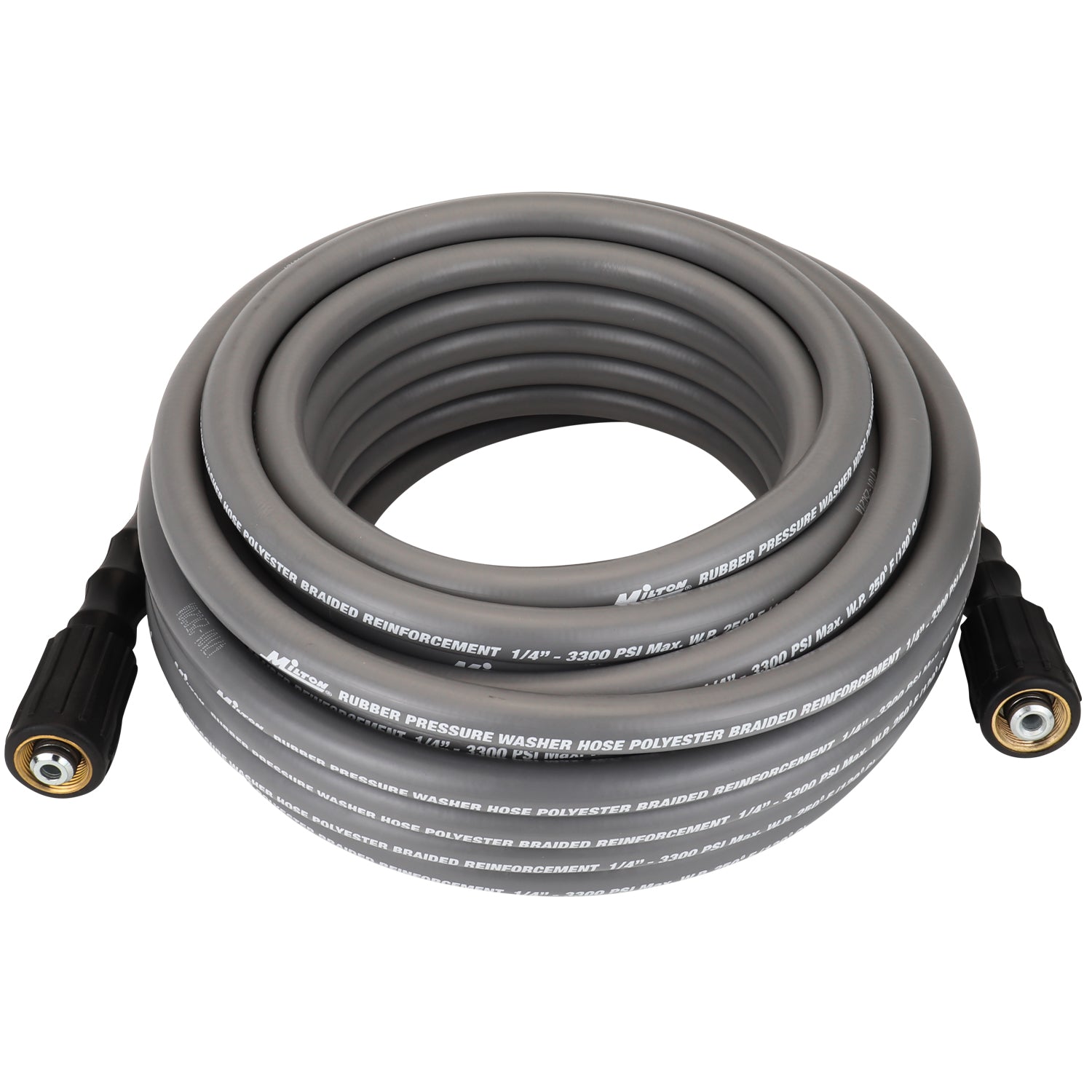 1/4" x 50' Poly Braided  Pressure Washer Hose Assembly