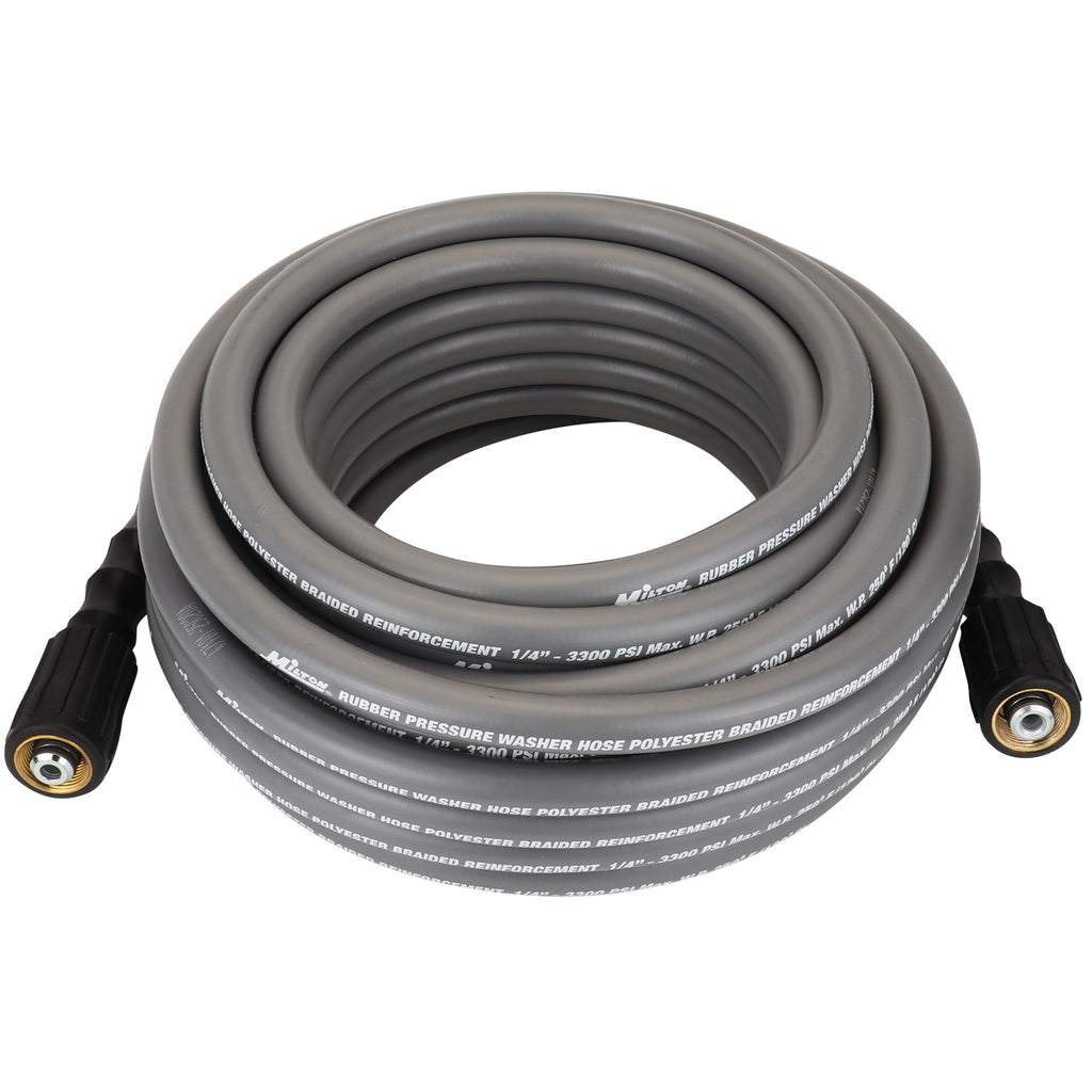 1/4" x 50' Poly Braided  Pressure Washer Hose Assembly