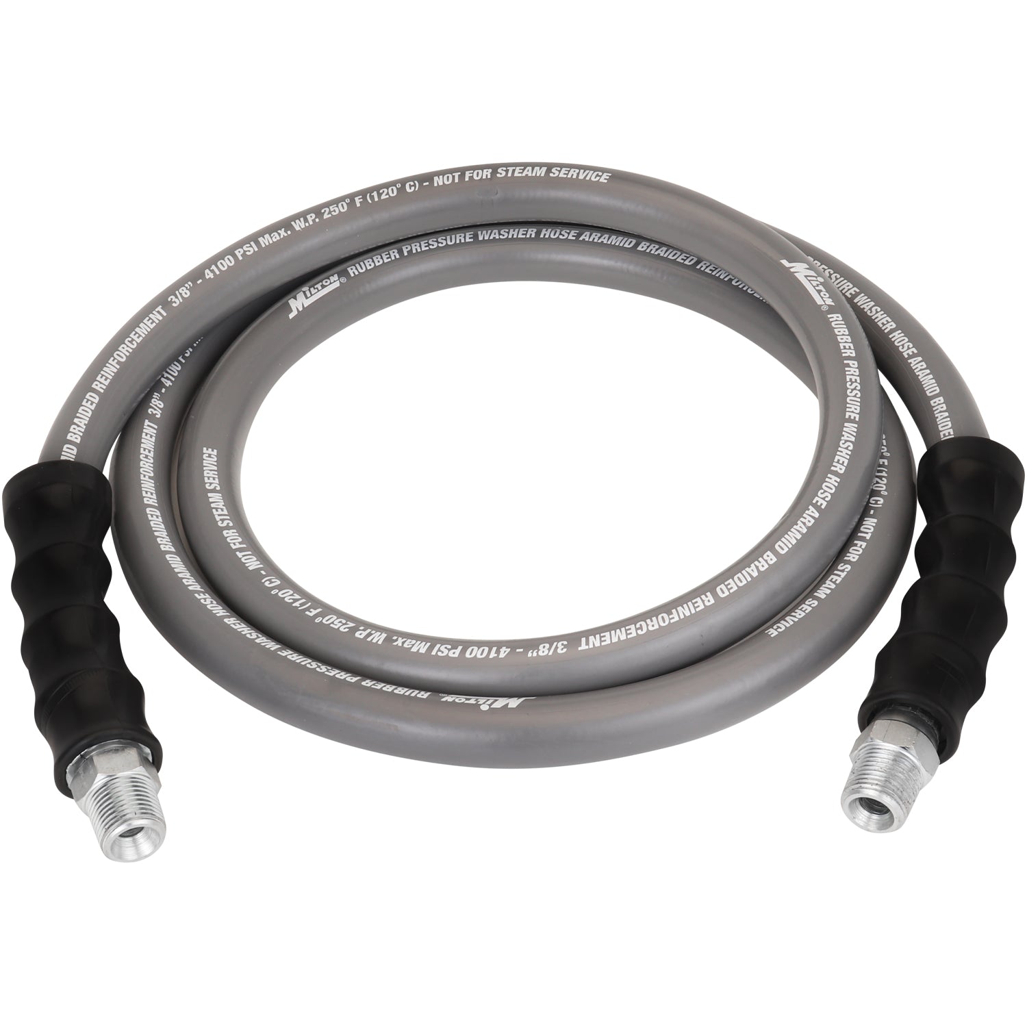 3/8" x 6' Kevlar Braided Pressure Washer Hose Assembly