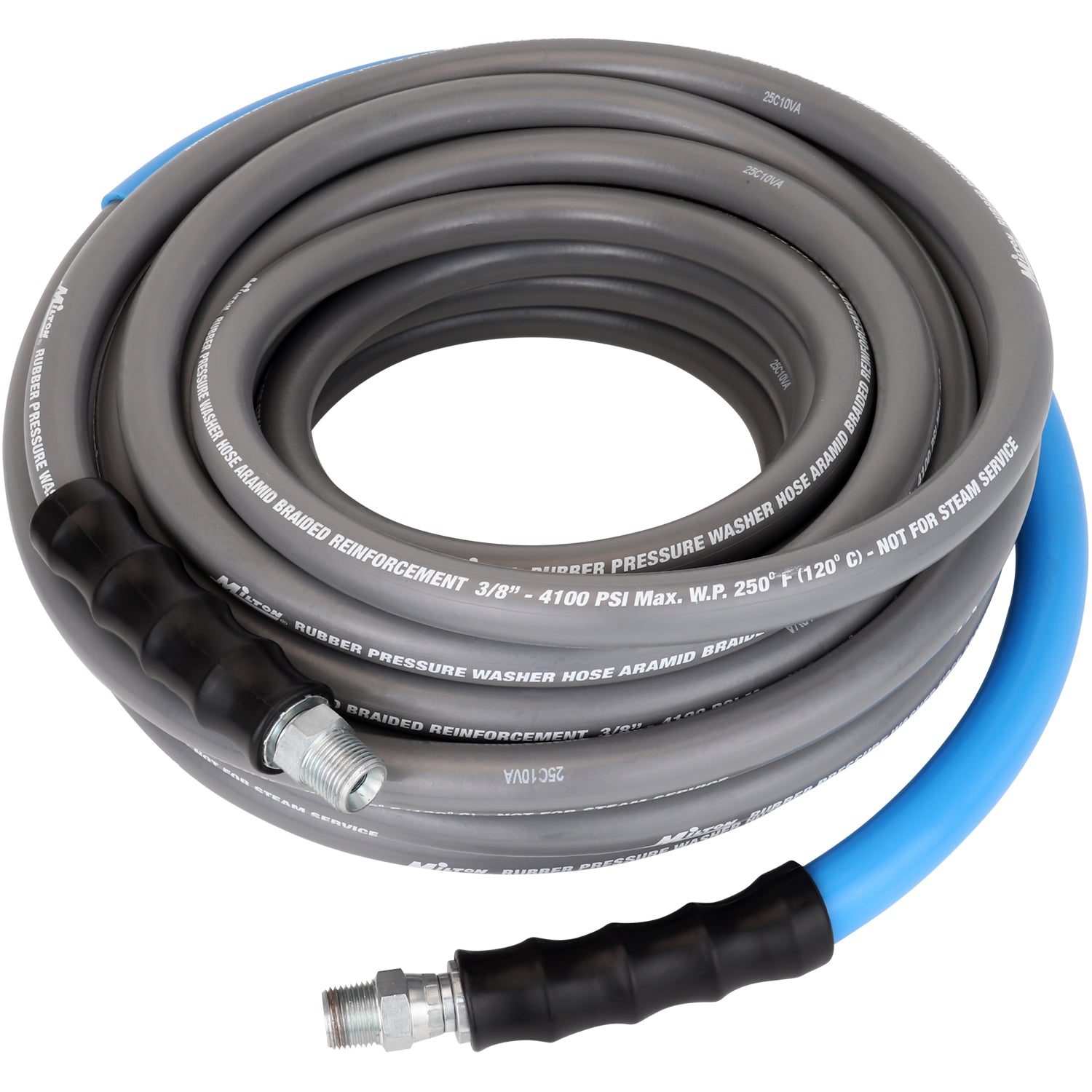 3/8" x 50' Kevlar Braided Pressure Washer Hose Assembly