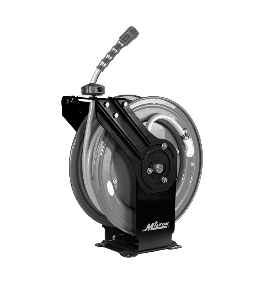 1/4" x 50' All-In-One Pressure Washer Hose Reel (poly braided hose)