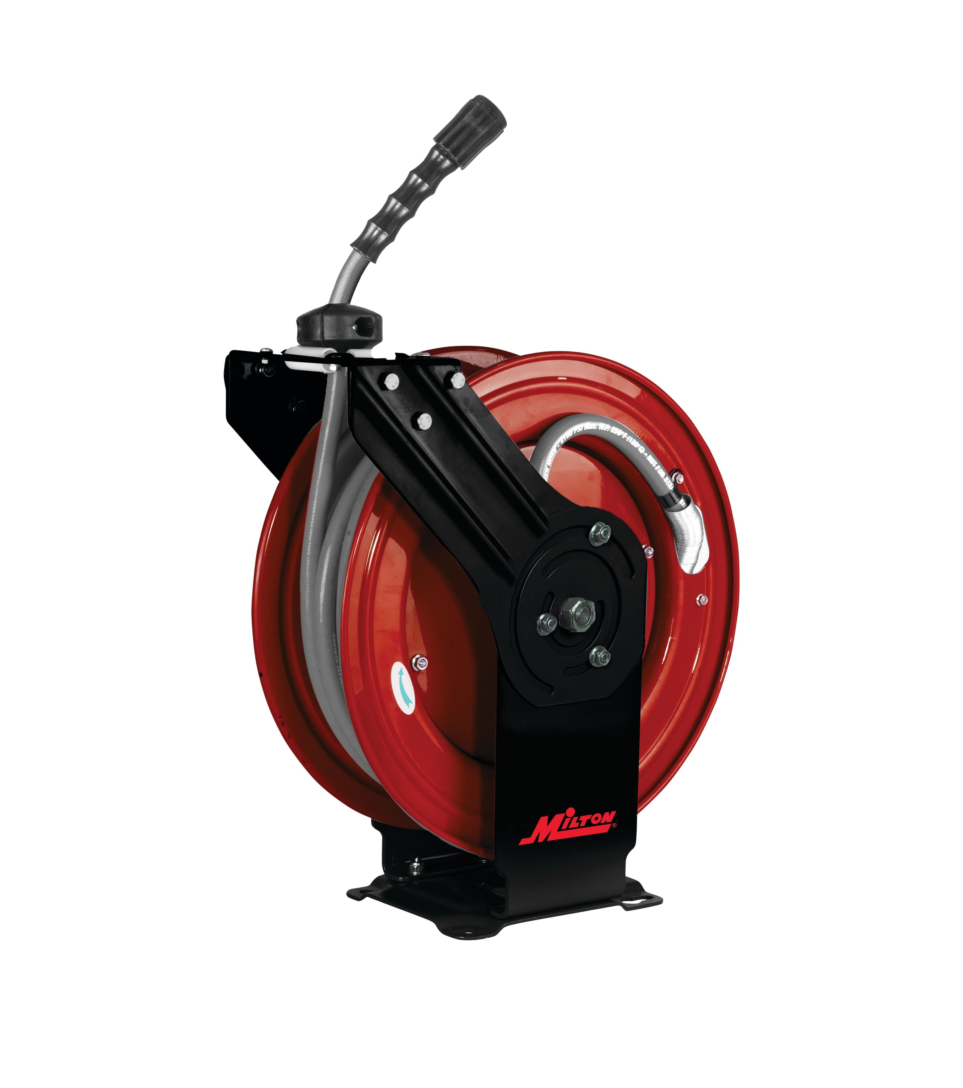 1/4" x 50' All-In-One Pressure Washer Hose Reel (poly braided hose)