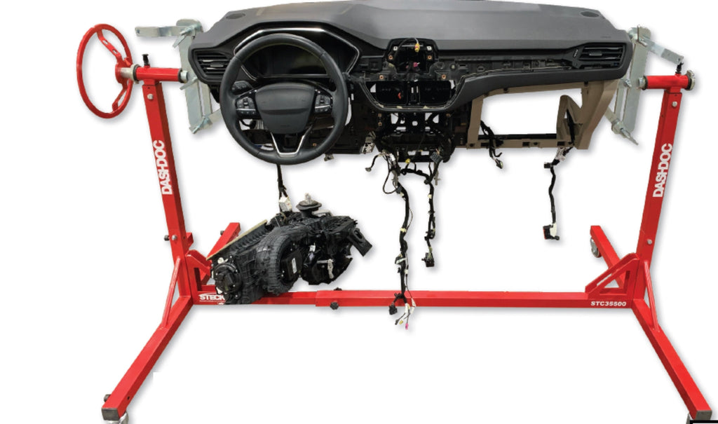 Auto dashboard service repair workbench with 360° rotation