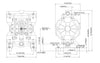 ZE0816AS - 1/2" Double Diaphragm Pump