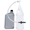 ZE1021 – Hand Pump for Quart Bottles with Plastic Hands-Free Adapter (28mm neck).