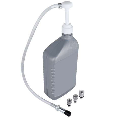 ZE1022 – Hand Pump for Quart Bottles with Marine Thread Adapter (28mm neck).