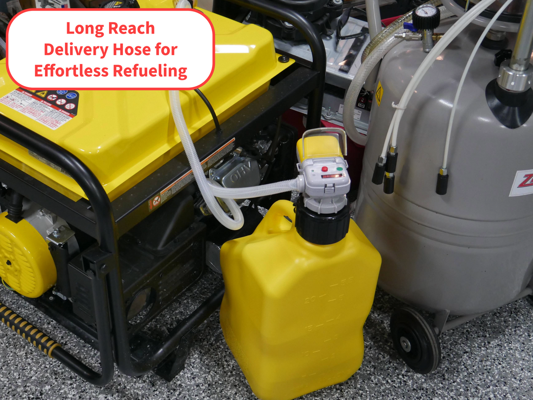 ZE1030XLD – AA Battery Powered Fuel Can Transfer Pump for Racing Style