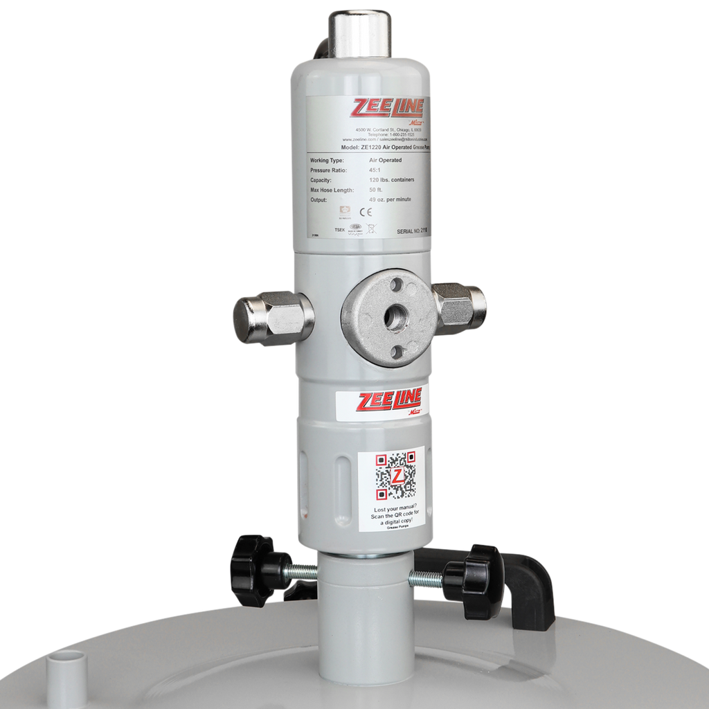 ZE1220-Air operated 60:1 grease system for 25-50lb pail with max ZE1220-Air operated 60:1 grease system for 25-50lb pail with max
