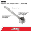 ZE169 - Aluminum Bung Wrench For 3/4” & 2” Drum Plug