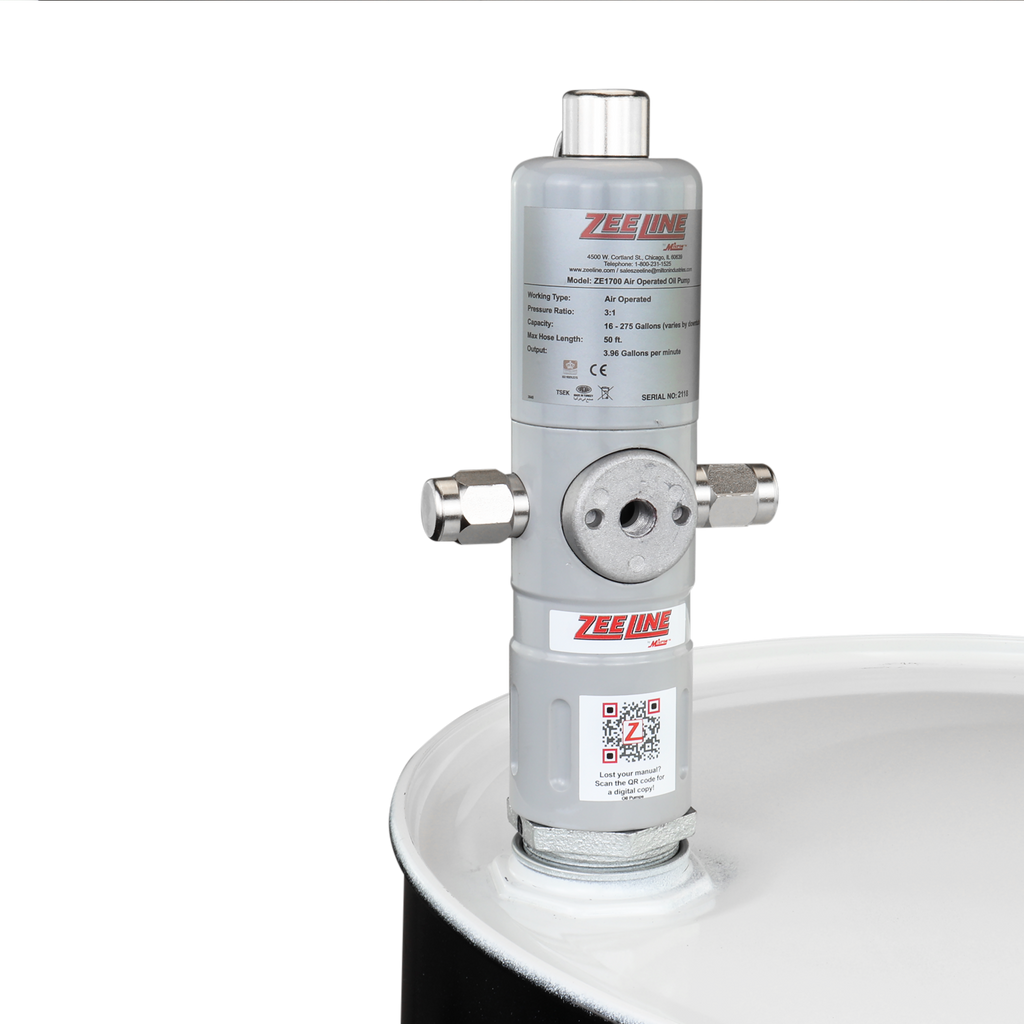ZE1700 – 3:1 Pneumatic Stub Style Standard Flow Rate Piston Pump