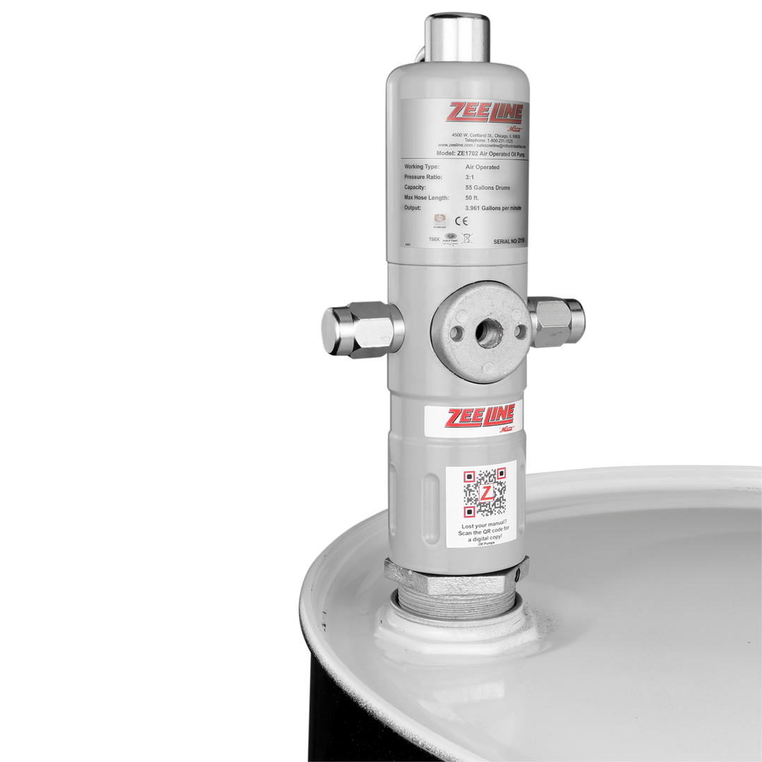 ZE1702 – 3:1 Pneumatic Piston Pump for 55-Gallon Drums