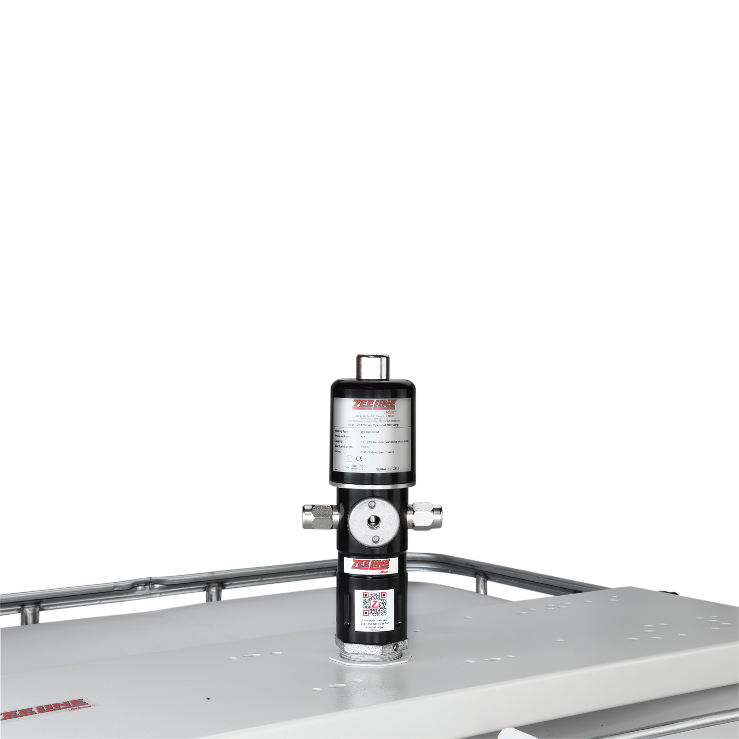 ZE1730 – 5:1 Pneumatic Stub Style Standard Flow Rate Piston Pump