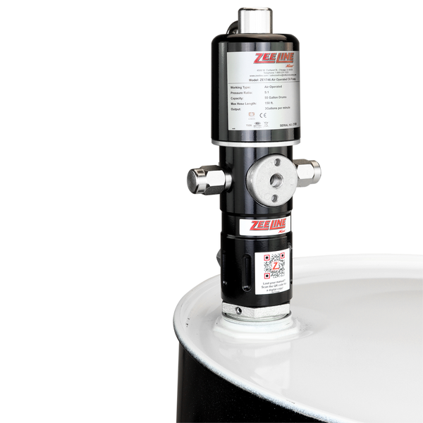 パルム ZE1746 – 5:1 Pneumatic Piston Pump for 55-Gallon Drums