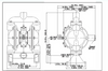 ZE2050AB - 1-1/2" Aluminum Diaphragm Pump