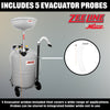 ZE21CM – 21-Gallon Professional Combination Oil Drain & Fluid Evacuator