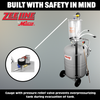 ZE21EVB – 21-Gallon Professional Fluid Evacuator w/Measuring Bowl