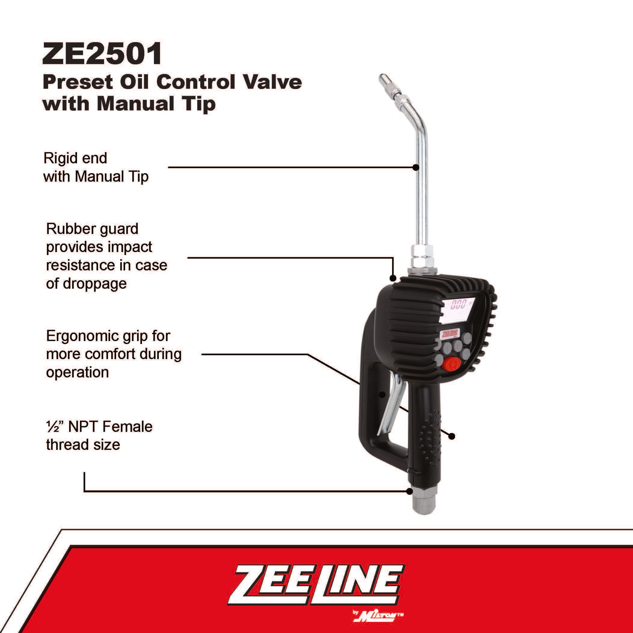 ZE2501 – Preset Oil Control Valve with Manual Tip