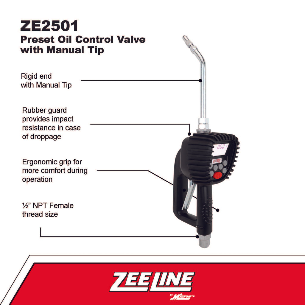 ZE2501 Preset Oil Control Valve with Manual Tip