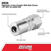 ZE28W - Hydraulic 3-Jaw Coupler with Ball Check 1/8” NPT (F) 8,000 PSI