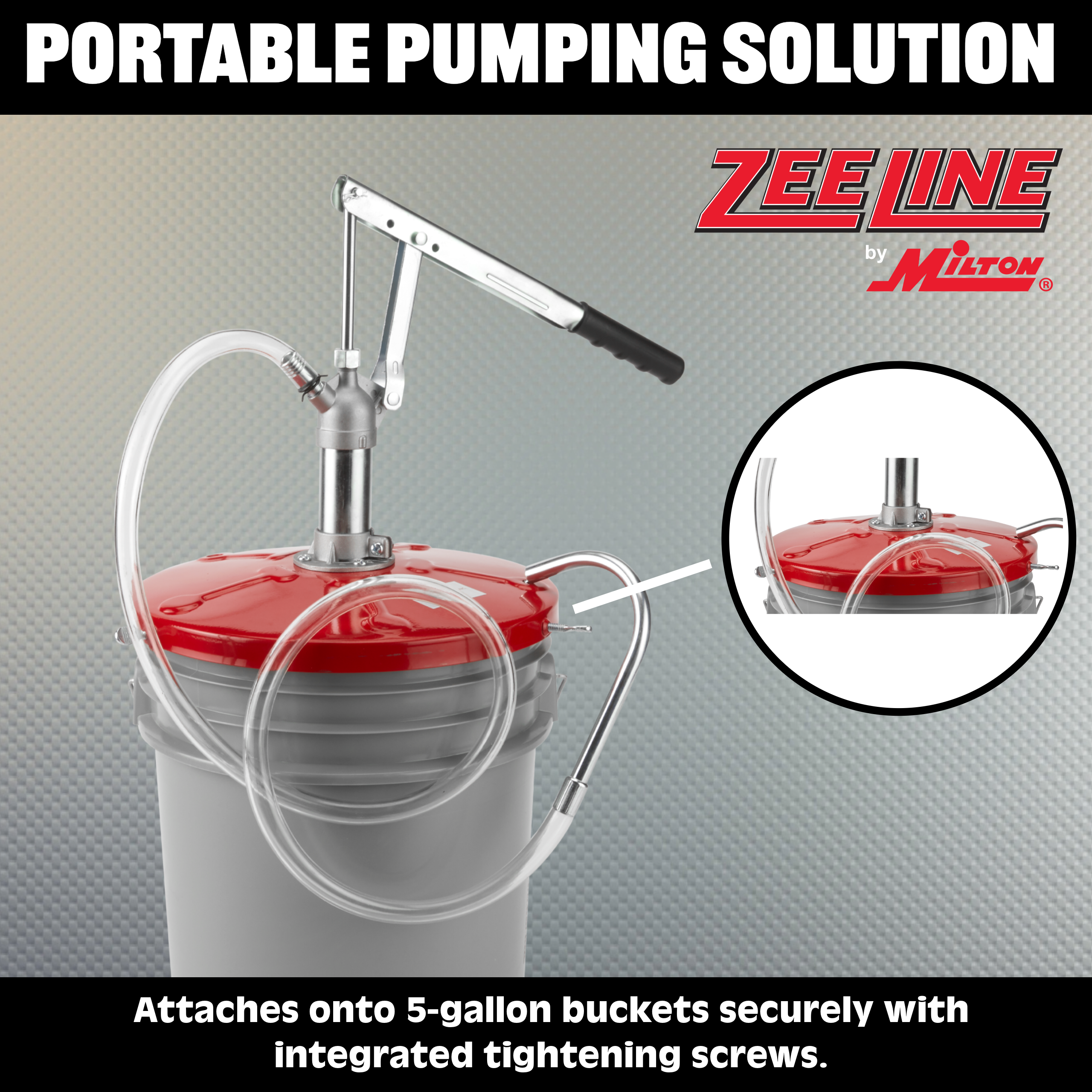 ZE321 - Powder Coated Gear Lube Pump (1 Gallon Per 55 Strokes)