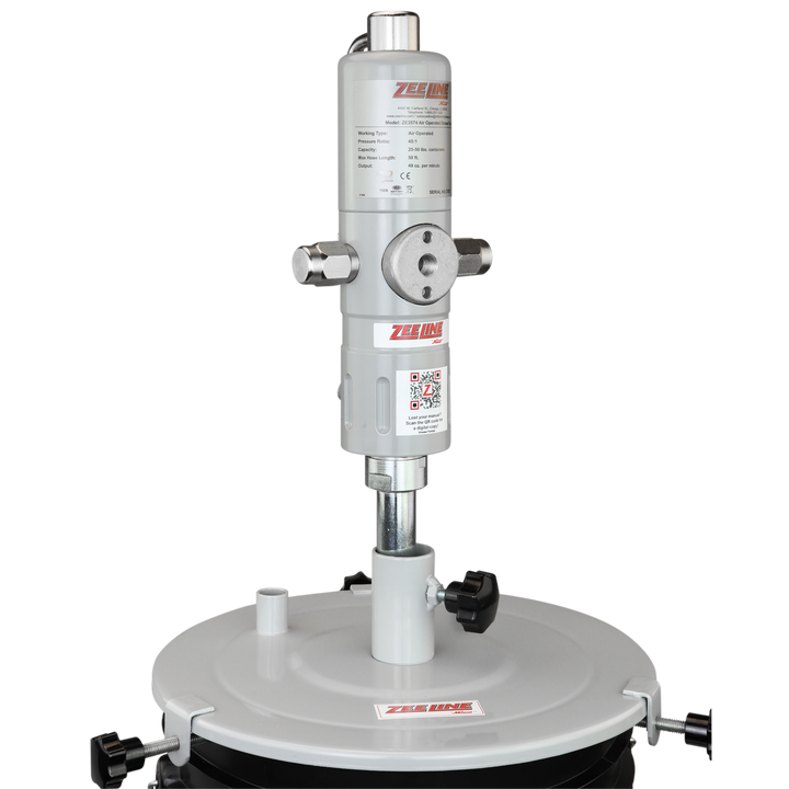 ZE3574-Air operated 60:1 grease system for 25-50lb pail with max
