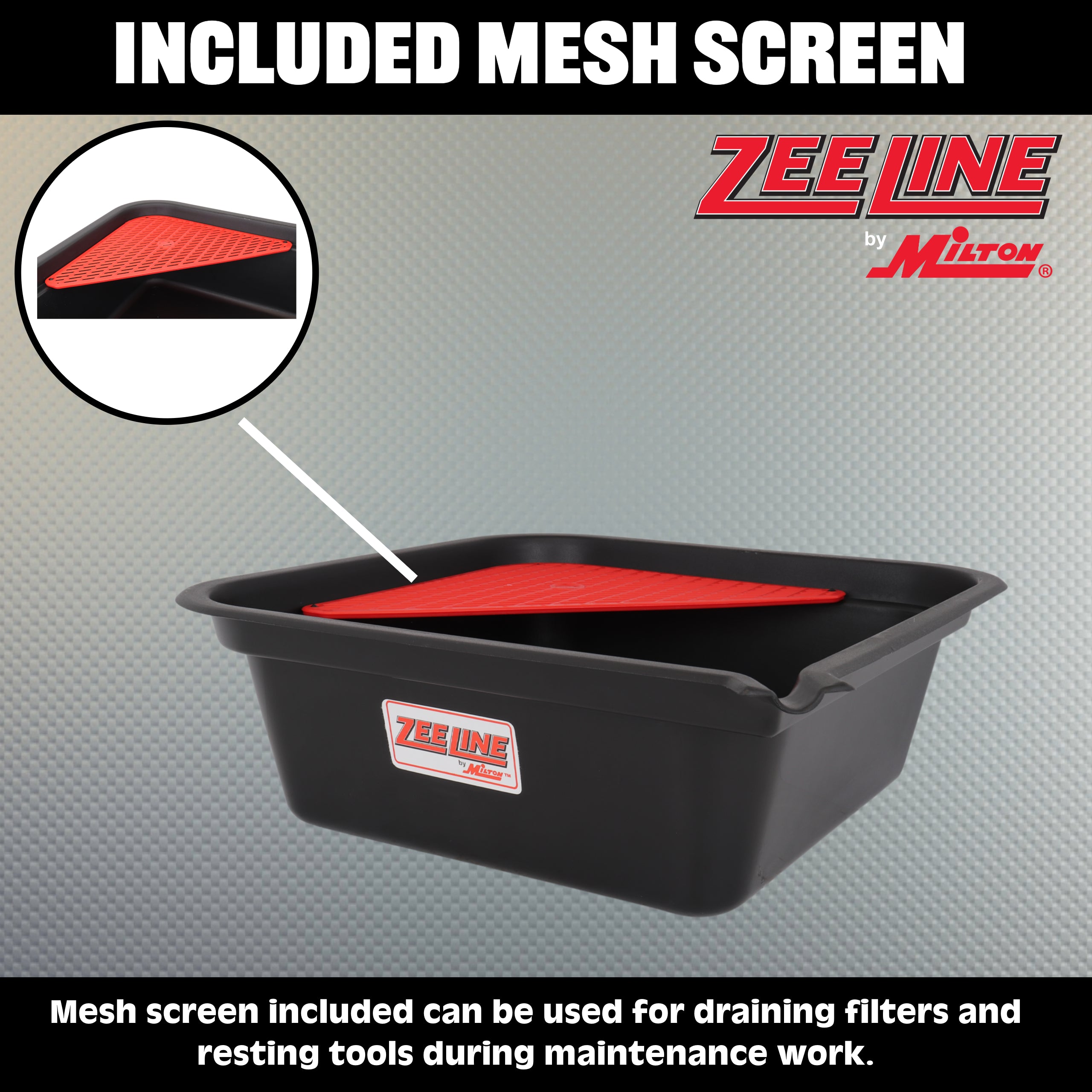 ZE702 – 9.5-Quart Drain Pan with Filter Drain Tray