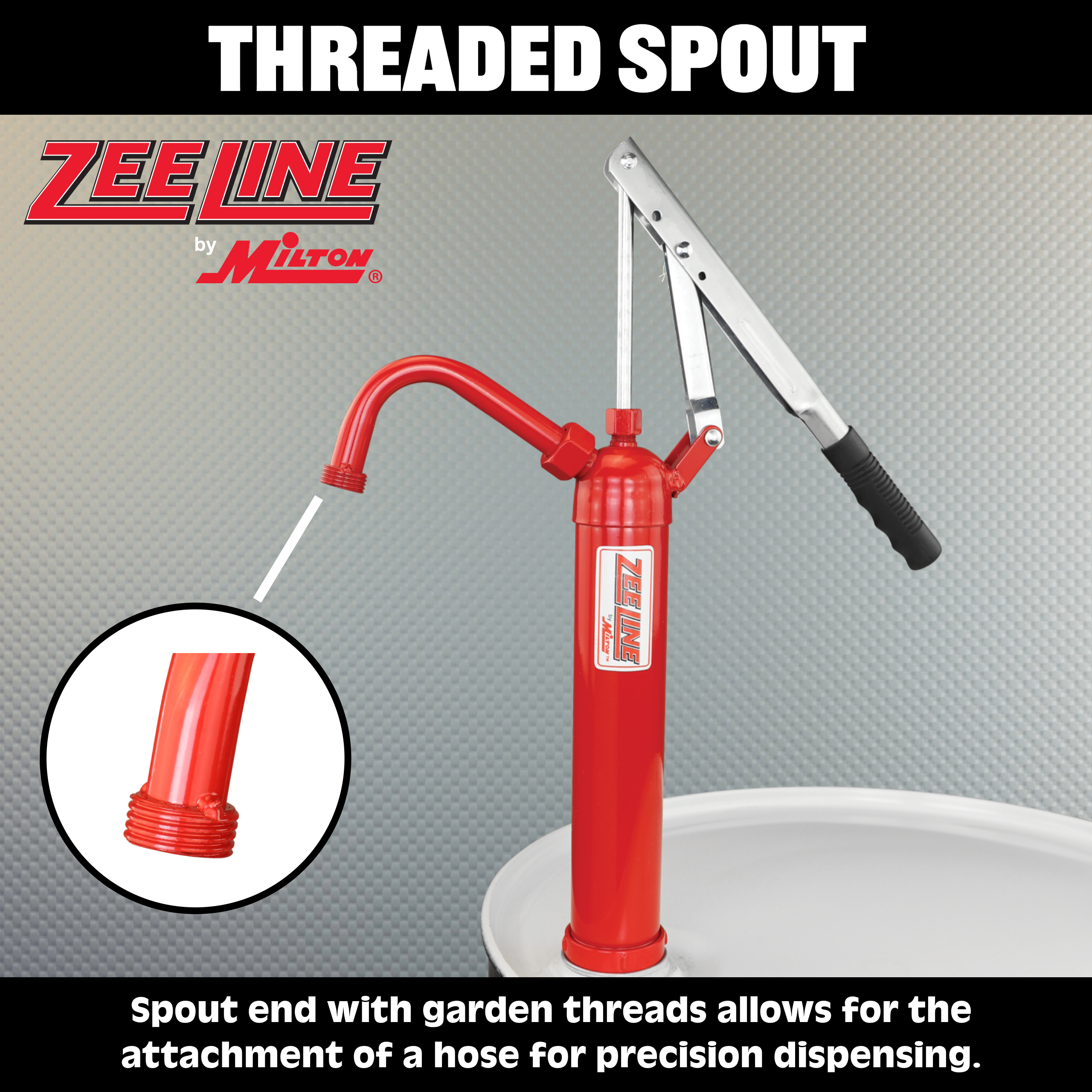 ZED-S - Hand operated oil pump designed for 15-55 gallon drums ZED-S - Hand operated oil pump designed for 15-55 gallon drums
