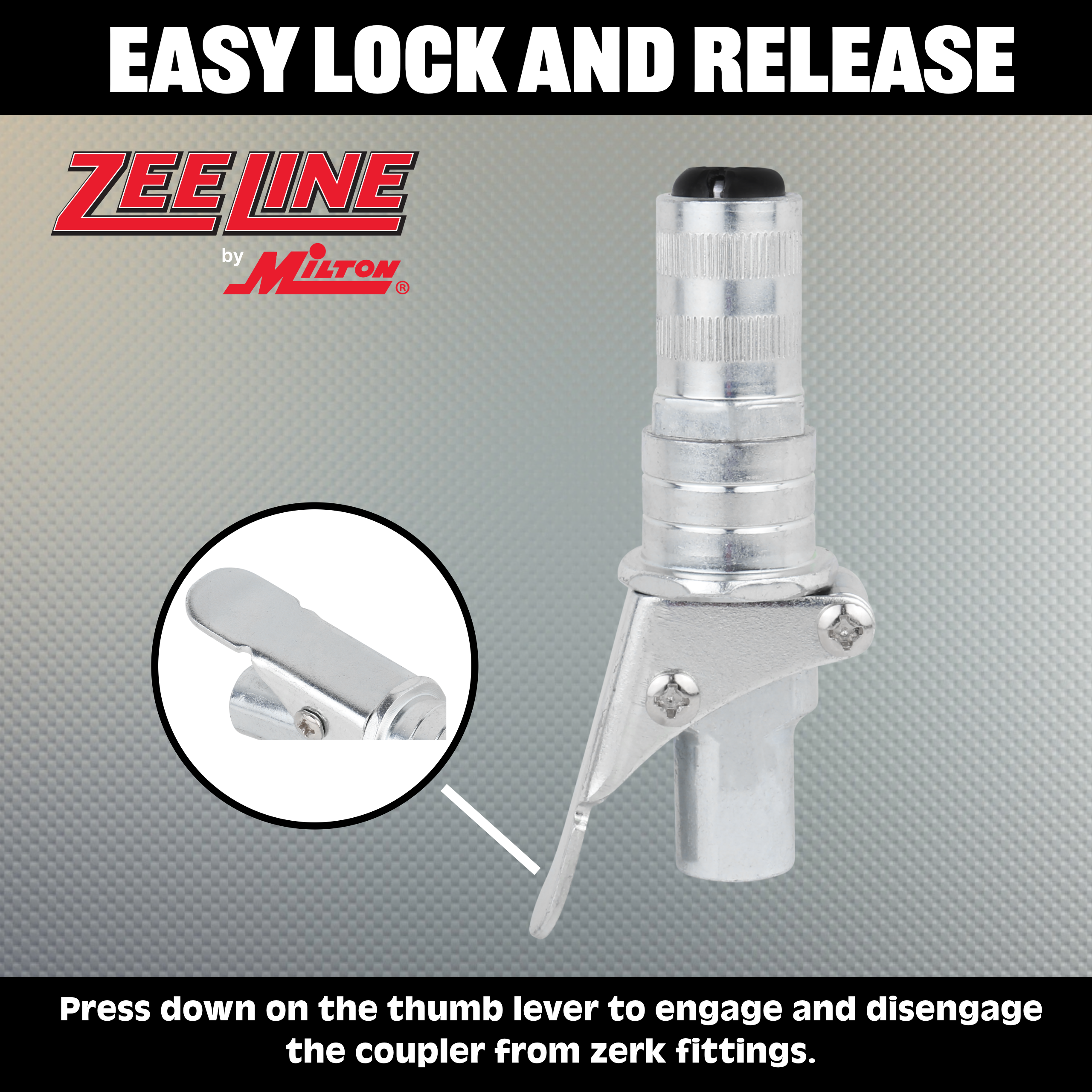 ZELC-100 - 12,000 PSI Locking Grease Coupler