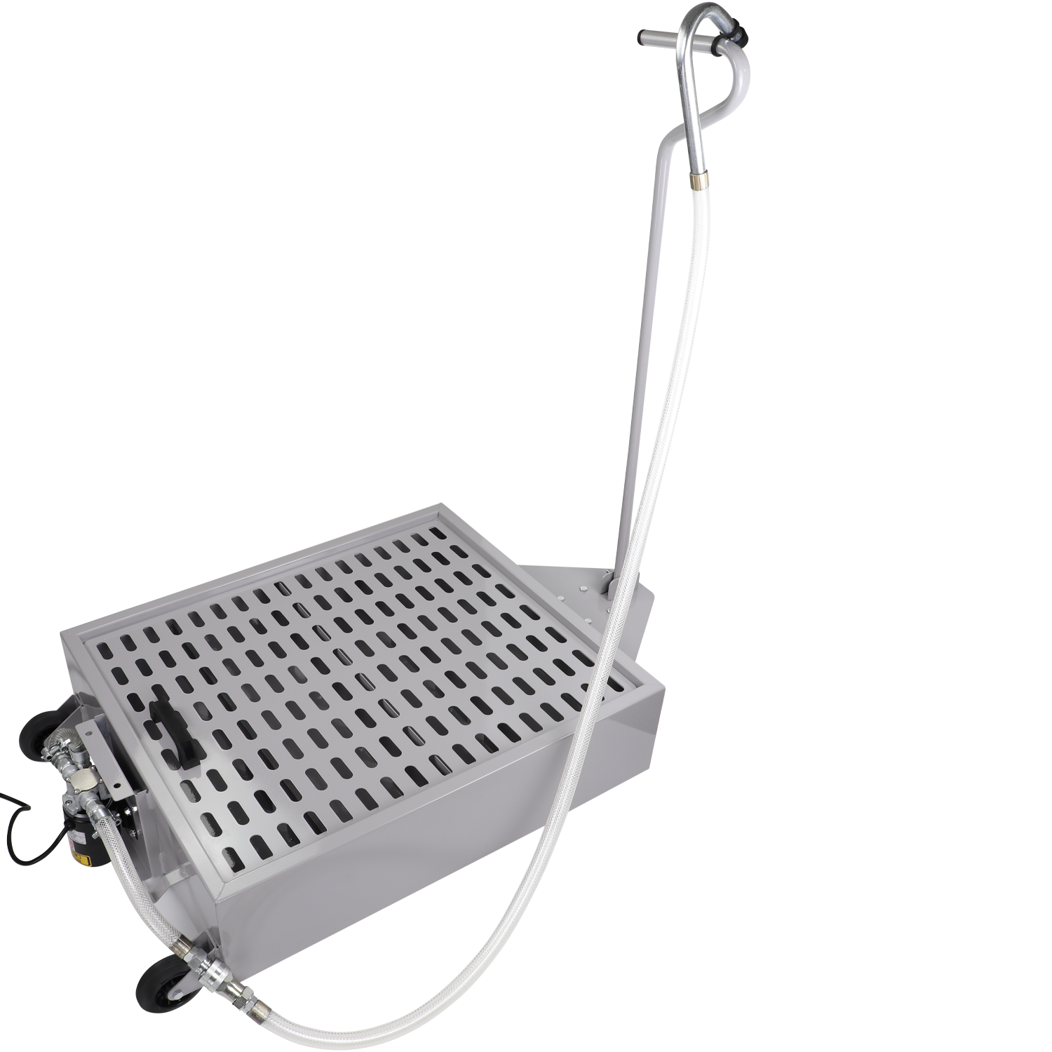 ZELP26-EP - 26 Gallon Steel Low Profile Oil Drain with Electric Pump