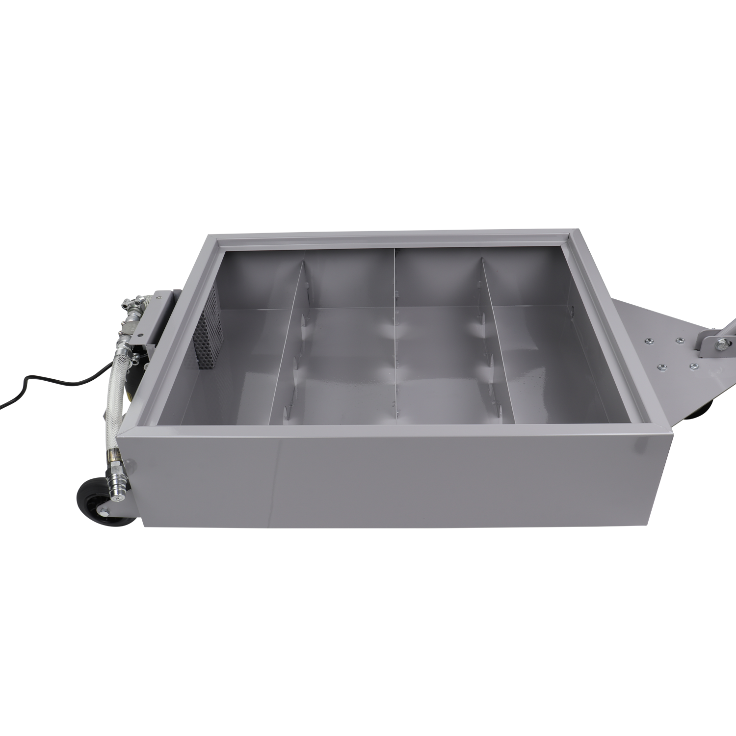 ZELP26-EP - 26 Gallon Steel Low Profile Oil Drain with Electric Pump