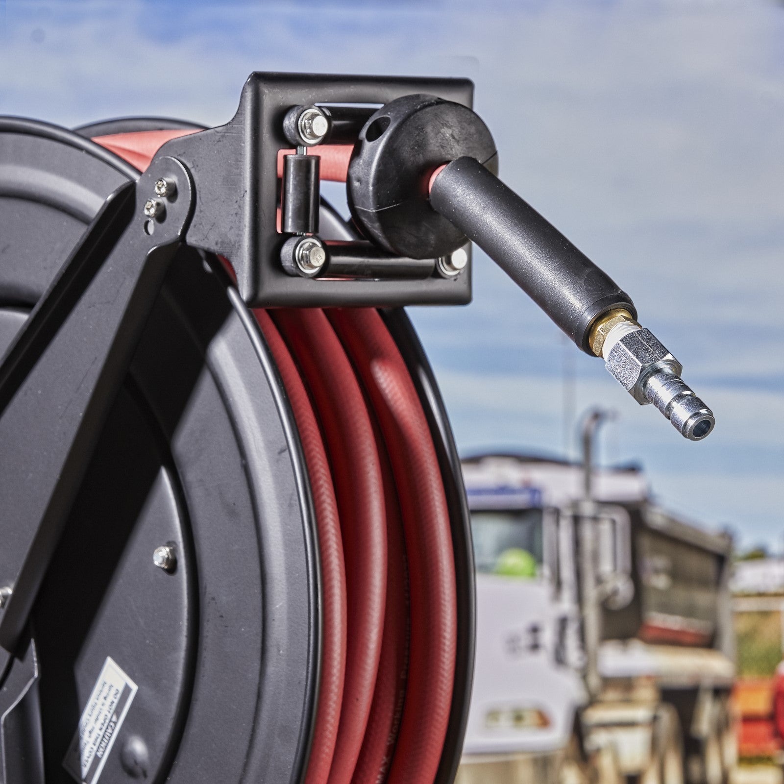 2760-50D - Steel Dual Arm Auto-Retractable Hose Reel, 3/8