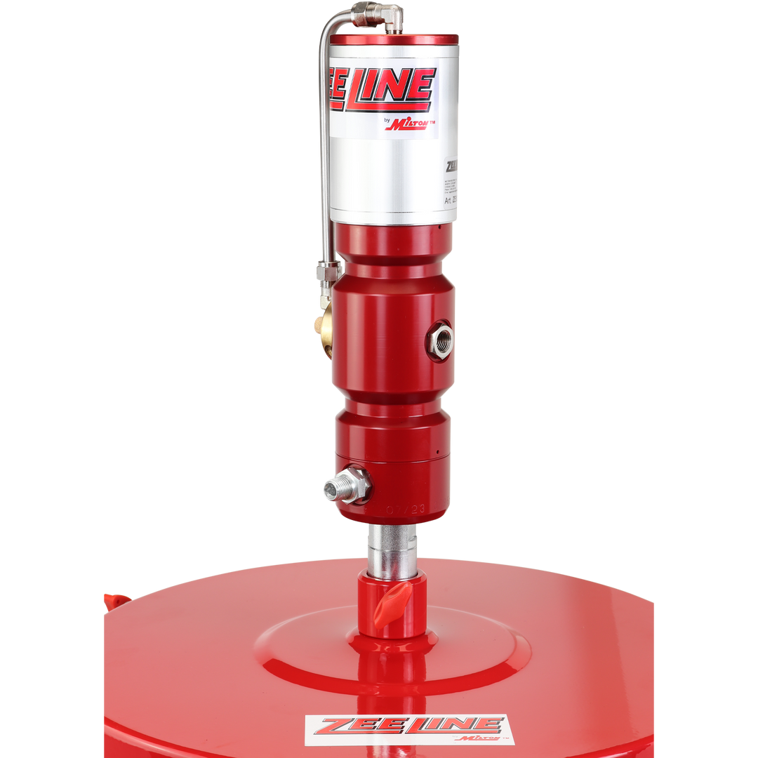 ZE1220P-Air operated 60:1 grease system for 25-50lb pail with max