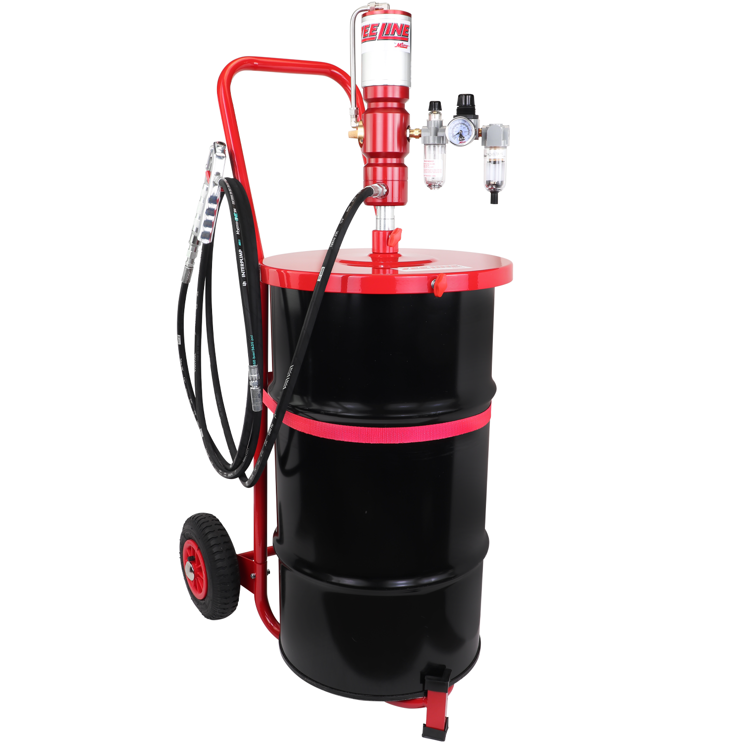 Filter Greasing System Rails ZE1213PKC-Air operated 60:1 grease system for 25-50lb pail with max ...