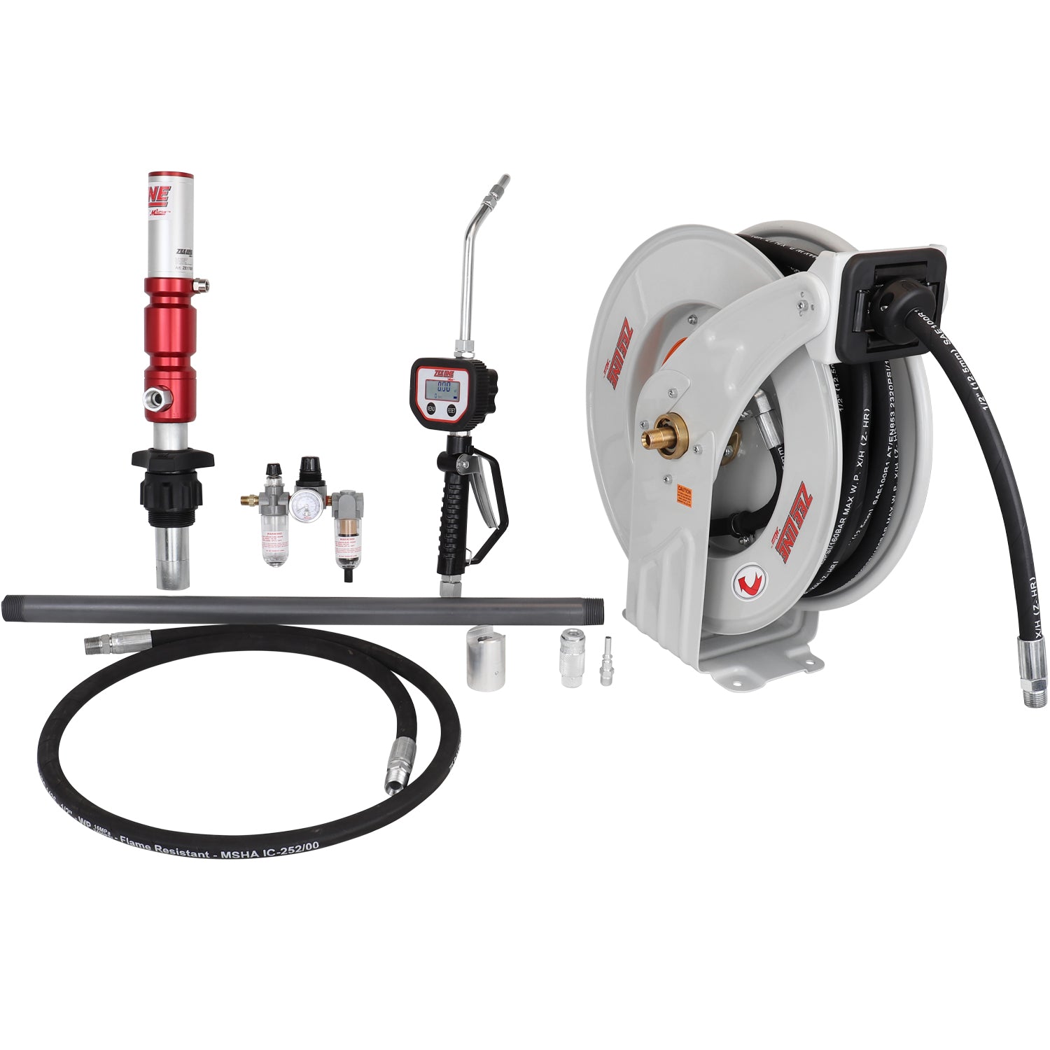 ZE1700PK55600 31 Premium Series Pump Kit 55Gal w/reel & meter