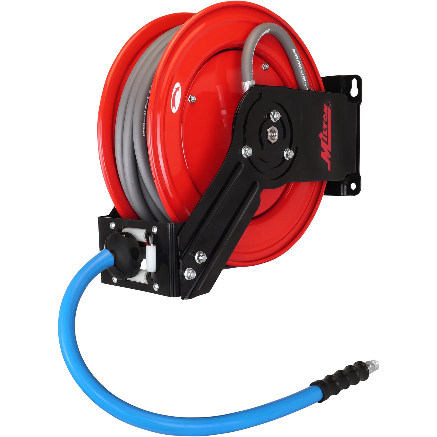3/8" x 50' All-In-One Pressure Washer Hose Reel (Aramid-braided hose)