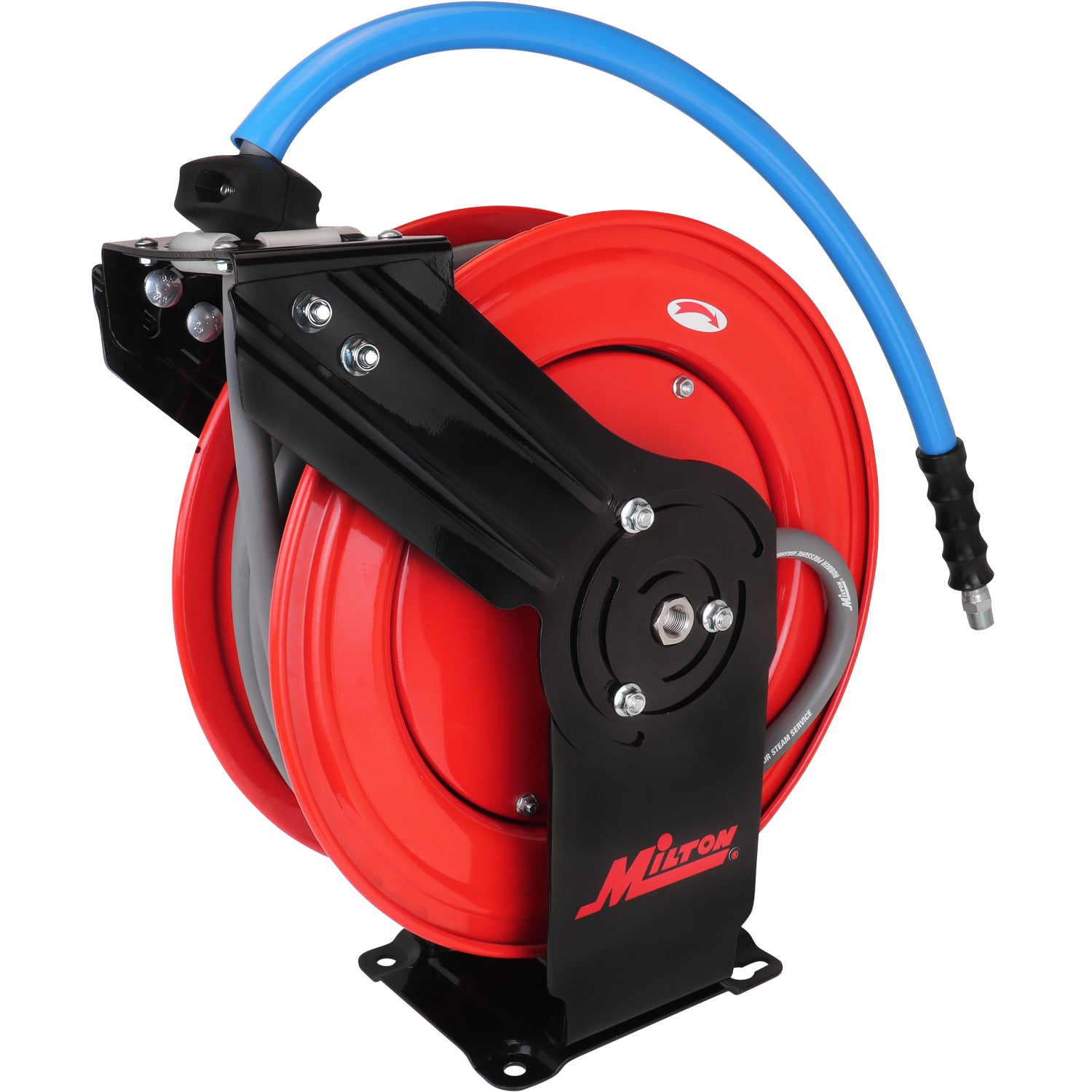 3/8" x 50' Pressure Washer Hose Reel (single wire braided hose)